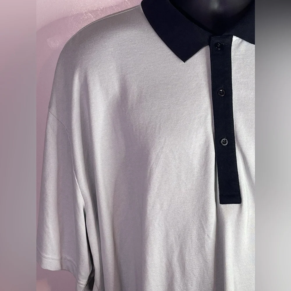Adidas Golf Polo Shirt 2XL Mint Green/Black HZ4173 W/ Embroidered Sleeve - Picture 3 of 8